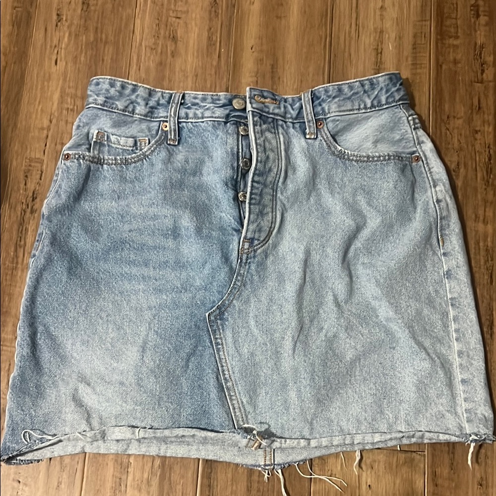Denim Blue Skirt